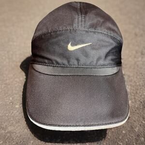 JUST DO IT Nike DRI-FIT Hat Cap Black Mesh Trim Flash Womens